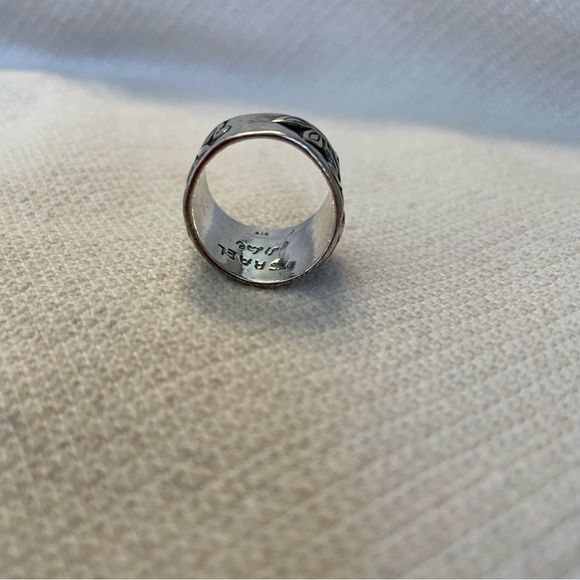 Sterling Silver Flower and Leaf ring - Picture 6 of 10